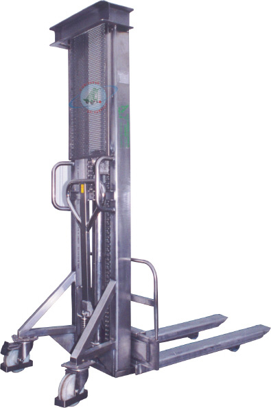 PMP10 inox  Sollevatore idraulico 1000 Kg acciaio inox aisi 304  